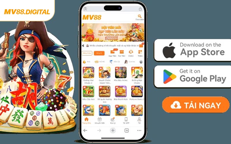 Hướng dẫn tải app MV88 siêu đơn giản