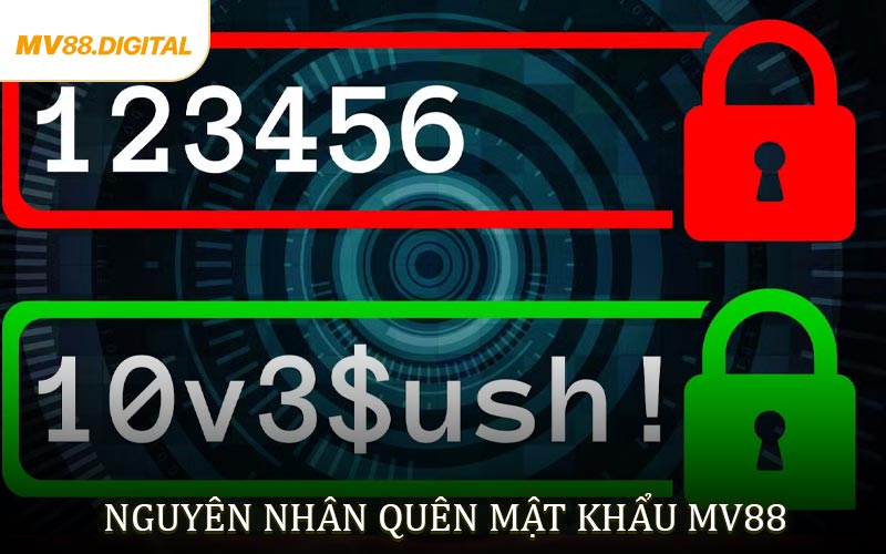 Nguyên nhân dẫn đến tình trạng quên mật khẩu MV88